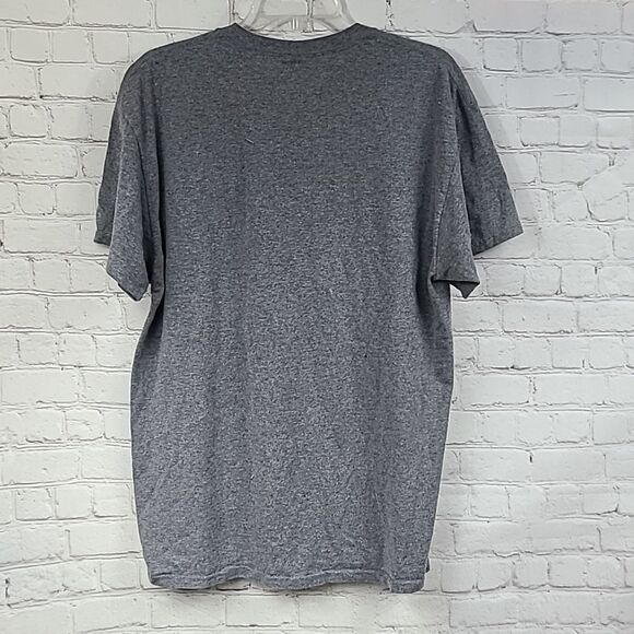 Men's Basic Graphic Print Tee - Gray Tampa Florida Sunshine State T-Shirt Large - Picture 3 of 3